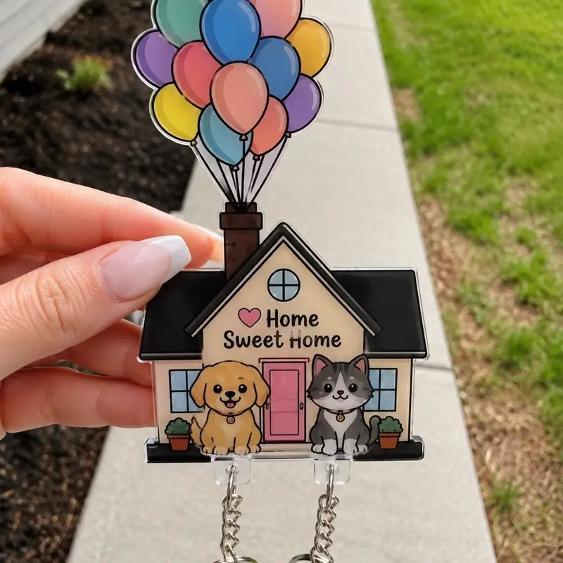 Dale un toque especial a la entrada de tu hogar con este hermoso porta llaves personalizado.  ️ Fabricado en acrílico de alta calidad. ️ Personalizado con los nombres que desees. ️ Incluye 2 ganchos para colgar llaves. ️ Ideal para decorar la entr
