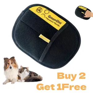 pet hair removal tool , Pet Hair Removal Gloves | Electrostatic Efficient Deshedding, Reusable & Machine Washable | for Dogs & Cats