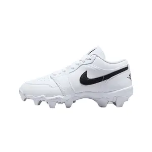 Air Jordan 1 Mid TD Cleat GS "White / Black" HF6885 100