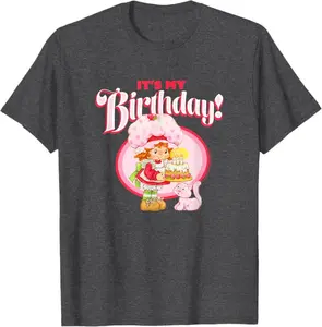 Strawberry Shortcake It's My Birthday Vintage Sweetie T-Shirt, Vintage Sweetie Tee, It's My Birthday T-Shirt,  Womenswear Top Aesthetic