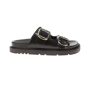 MIA Womens Gen Slide Casual Sandals Casual Low Heel 1-2" - Brown