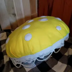 Yellow mushroom hat. big mushroom hat Cosplay, Renaissance faire, party hat