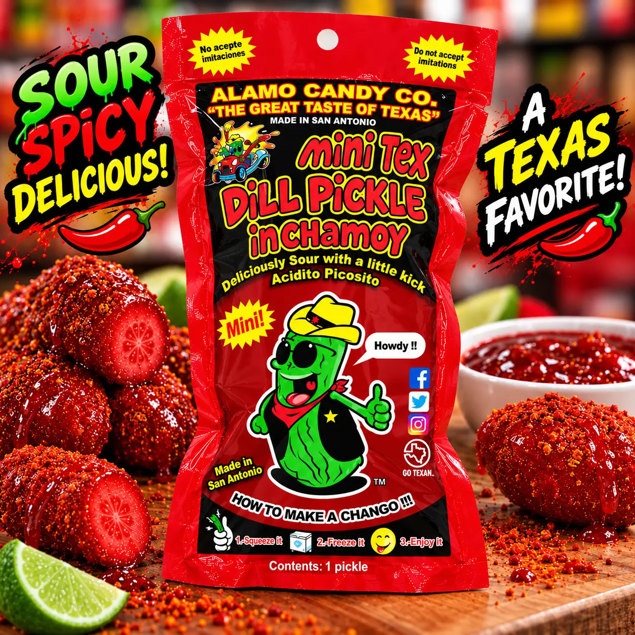 Chili Candy Tx Chamoy Pickle Food Instant Pickled Chili Candy Tx Chamoy Pickle Food Instant Pickled