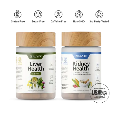 Snap Supplements Liver Health + Kidney Health Bundle