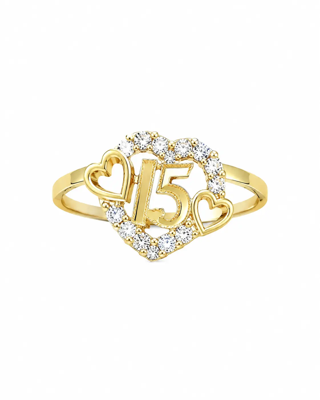 10K Womens Quinceanera Ring
