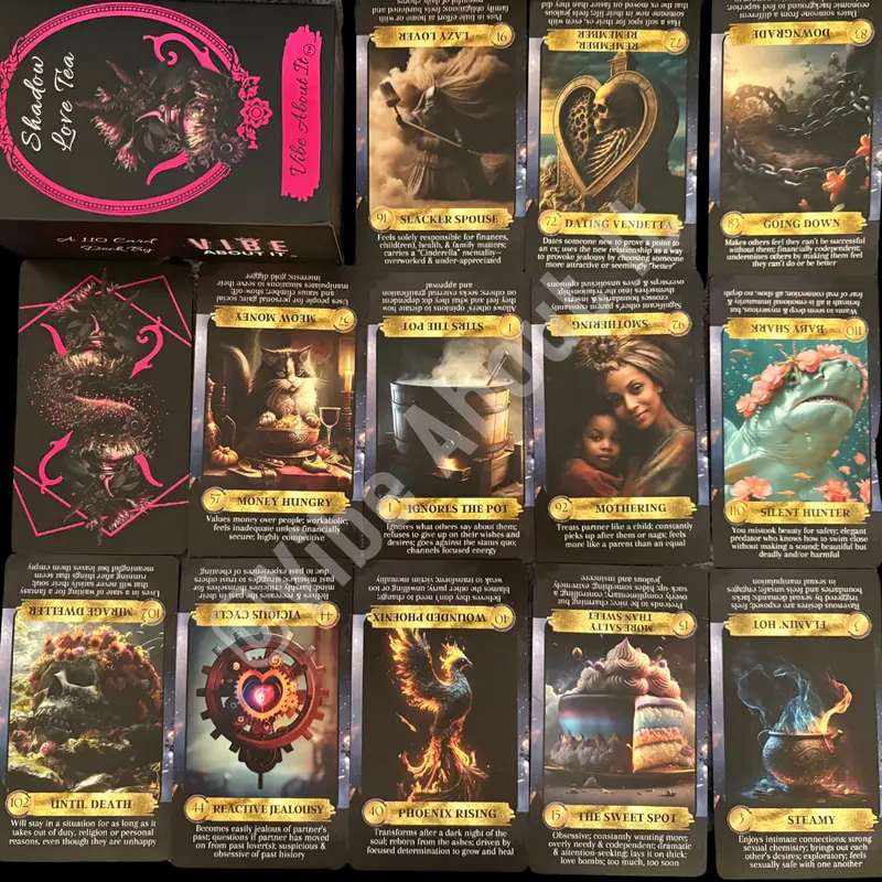 Shadow Love Tea 110 Card Oracle Deck