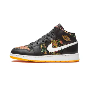 Air Jordan 1 Mid GS "Black / Laser Orange"