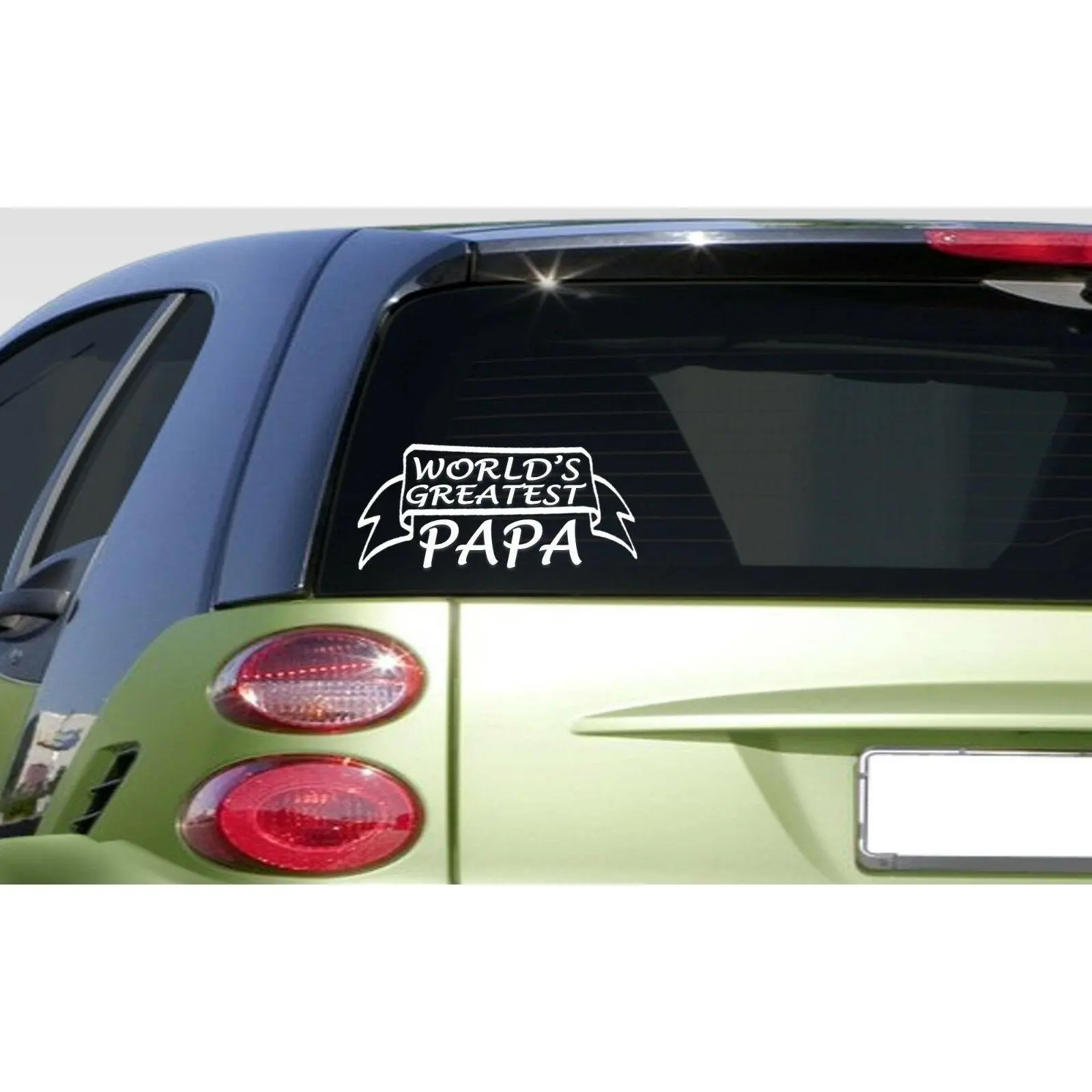 World's Greatest papa 8" sticker *E998* DECAL grandpa father family love