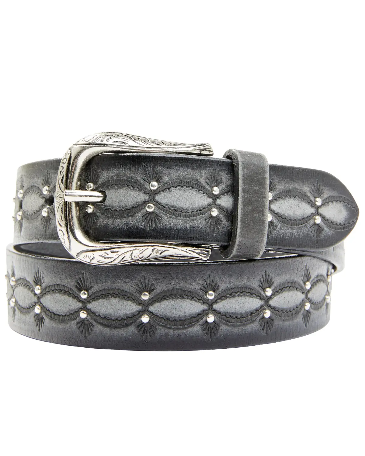 Shyanne Women's Women'S Embossed And Studded Leather Belt - 1881300 Shyanne Women's Women'S Embossed And Studded Leather Belt - 1881300