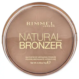 Rimmel London Natural Bronzer, Waterproof Bronzing Powder, 022 Sun Bronze, 0.49 oz (14 g)