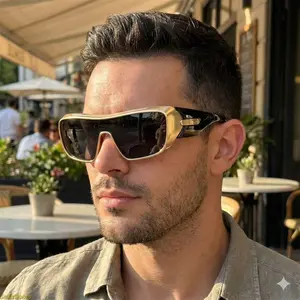 2026 latest popular sunglasses European and American street shots ins Internet celebrity models