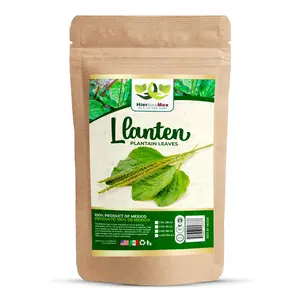 Llanten Plantain Leaves Herb Hierba Natural Te Tea 4 oz.-113g Natural Mexican Herb Hierba Wild Crafted