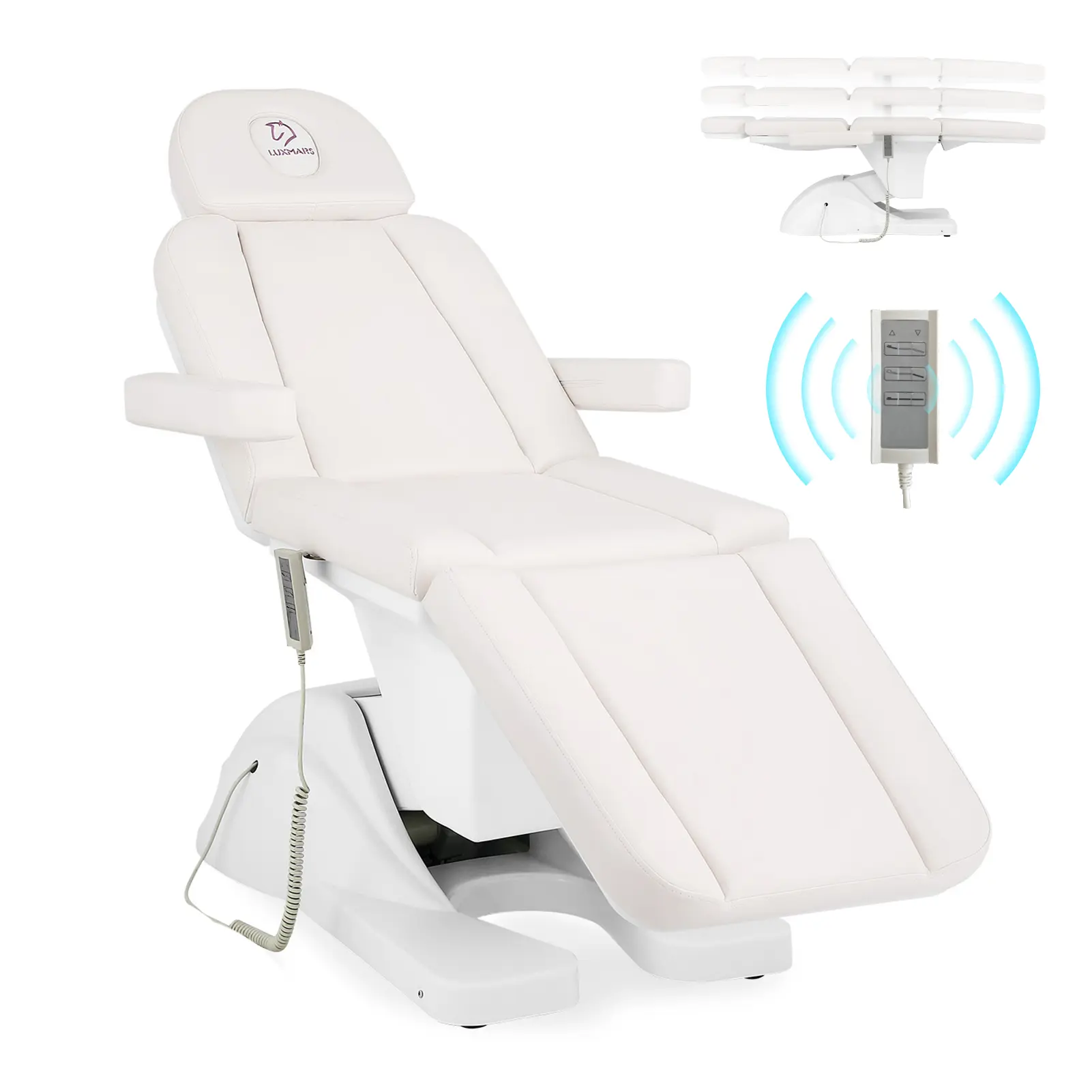 Electric Tattoo Chair with Motors for Esthetician Height Adjustable Facial Bed 660Lbs Capacity for Beauty Spa