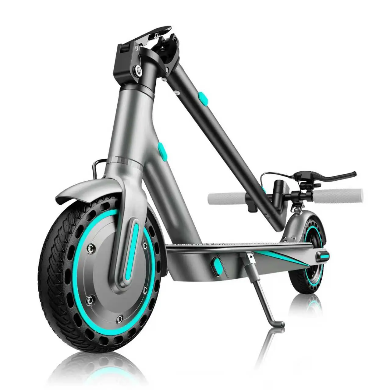 Electric Scooter for Adults 350W Motor 36V Battery 23 Miles Range 8.5-inch Tires Foldable with Dual Braking System App Control