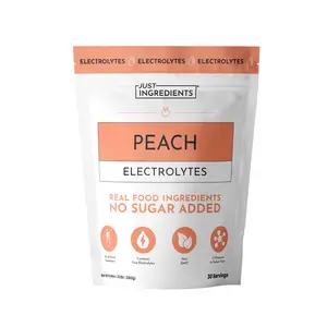 Just Ingredients - Peach Electrolytes (30 servings) - Real Food Ingredient Hydration Drink