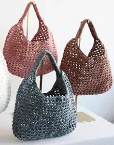 Kira Crochet Beach Tote Bag