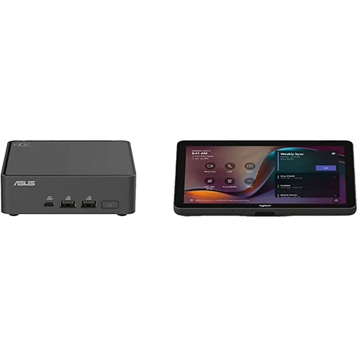 Logitech Tap Controller with NUC 15 Pro Base Bundle for Microsoft Teams Rooms