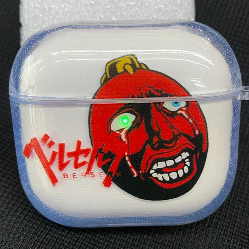 Anime Inspired Earphone Case -AOT,Berserk,Naruto,souleater,JJK,Dandadan,ect.Cool Anime Character AirPods Case Stylish Cover for AirPods 34Pro2,Otaku Accessory, Trending Gift Idea for Anime Fans Cool anime character design - perfect for fans & collectors