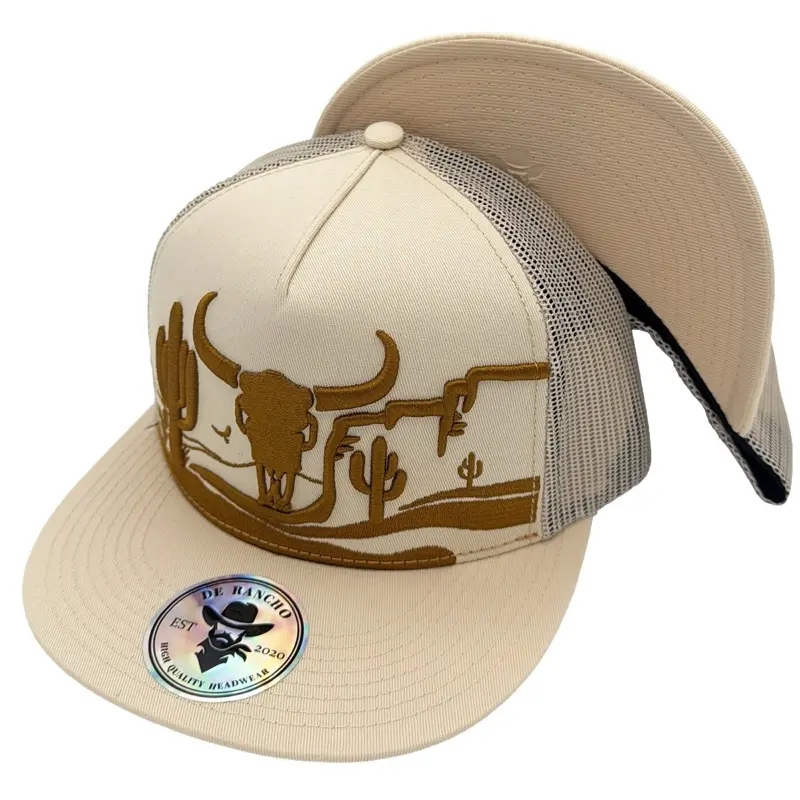 De Rancho Desert  Hat (Cream) DR262