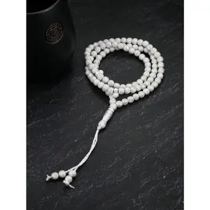 1pc Fashionable 99 White Acrylic Handheld Prayer Beads, Suitable for Men's and Women's Jewelry During Ramadan and Worship