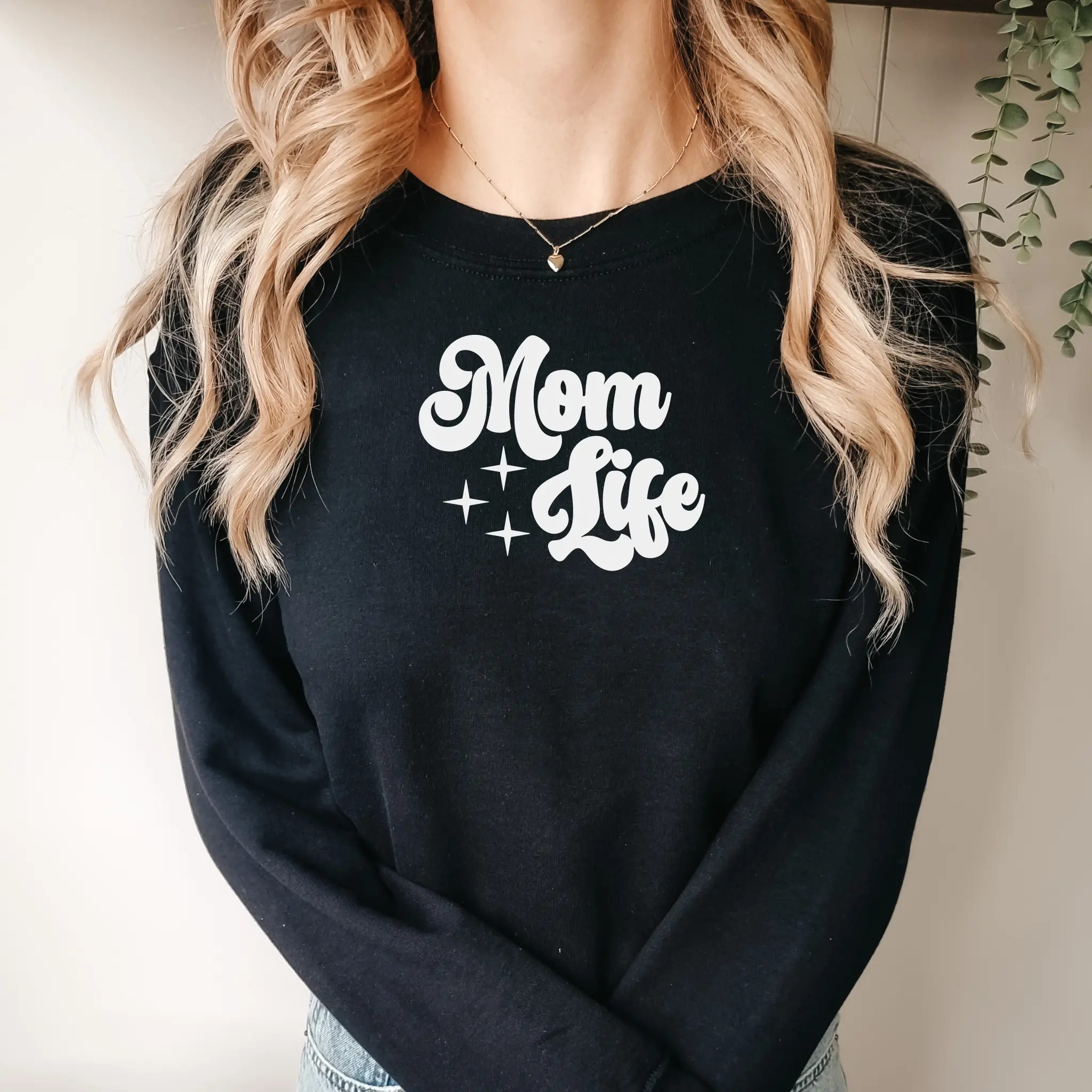 Mom Life Sweater, Mother's Day Gift Idea, Gift Idea for Mom, Girl Mom, Boy Mom, Toddler Mom, Gift Idea for Wife, Birthday Gift, Comfy Sweater, Stylish Sweater, Trendy Sweater,Cozy Sweater, Mom Sweater