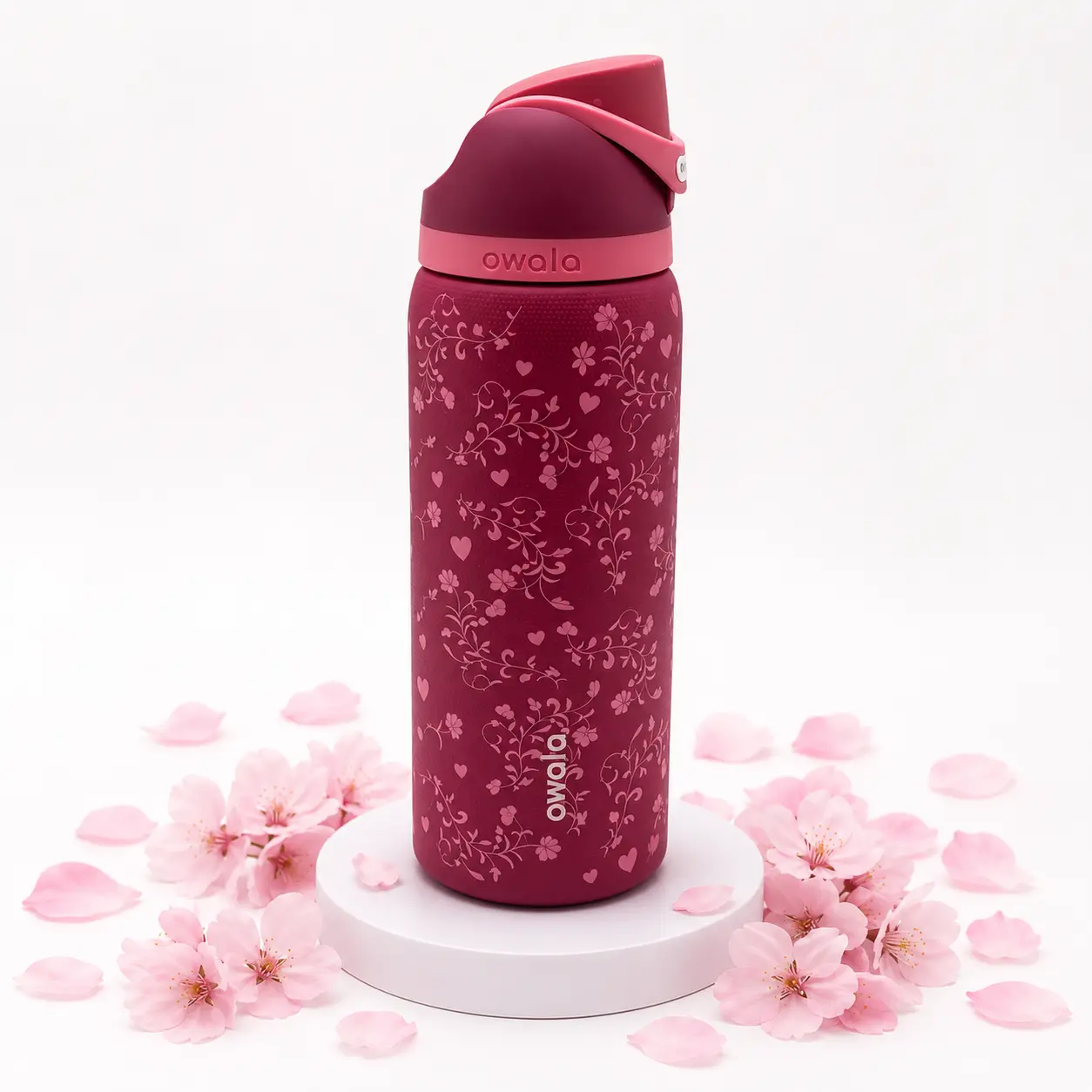 Owala FreeSip Limited Edition Love Letter Pink Heart Insulated Water Bottle Owala FreeSip Limited Edition Love Letter Pink Heart Insulated Water Bottle