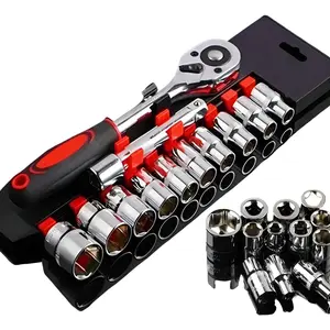 15cm Enhanced Socket Wrench Set, Multifunctional Wrench for Cars and Motorcycles, Socket Ratchet Wrench, Durable Tool Kit, Essential Automotive Repair Accessories, Easy to Use