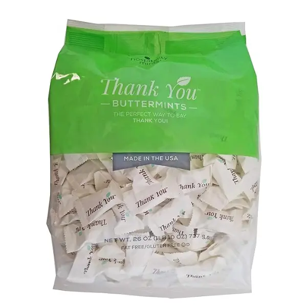 Hospitality Mints Thank You Buttermints Candies, 26 Oz Bag 200 Ct Pack