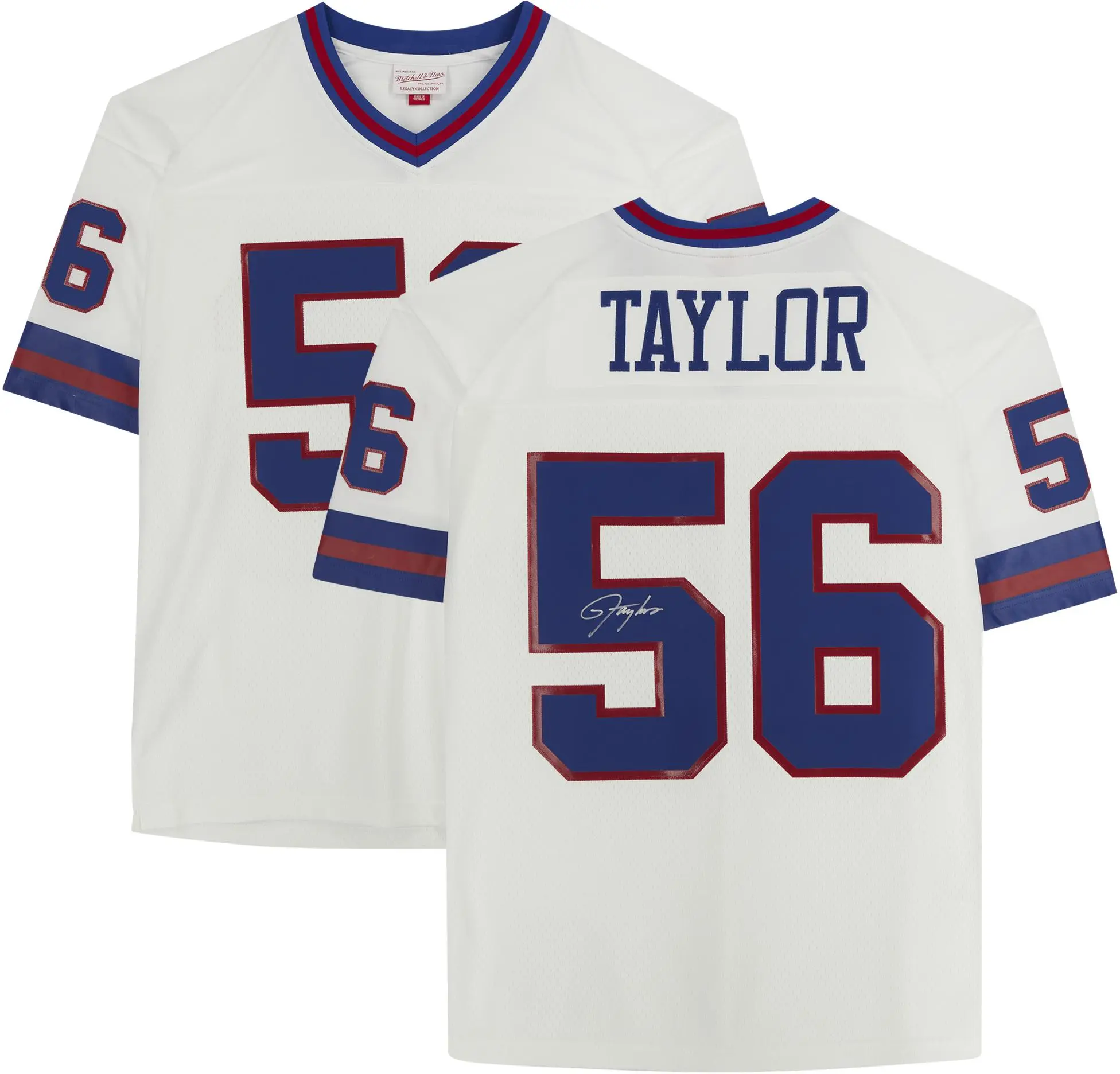 Lawrence Taylor New York Giants Autographed White Mitchell & Ness Replica Jersey - Fanatics Authentic Certified