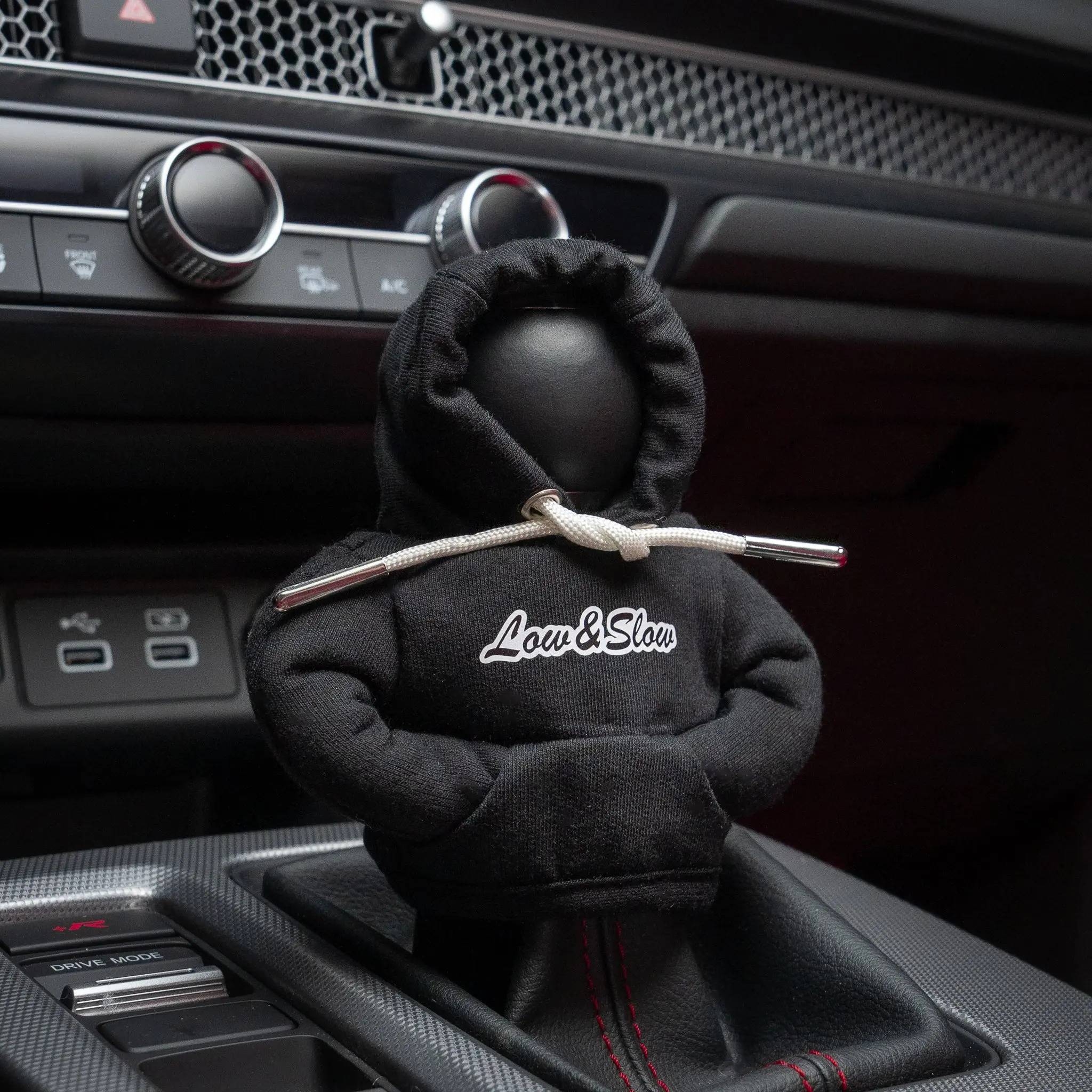 Premium Hooded Automatic Shift Knob Cover - Easy-Fit, Comfortable Fit Car Accessories Interior, Customizable Durable Fabric Gear Stick Cover with Vibrant Patterns for Daily Commute