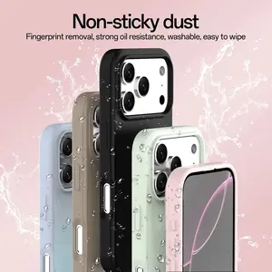 Phone Case - 3pcs Including 1 Phone Case And 2 Screen Protectors, Featuring a Matte Candy Color Jelly Design for Various for Apple Iphone 17, Providing Shockproof Protection