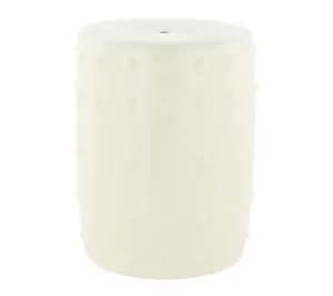 Pashet, 17.75 Inch, Ceramic Garden Stool by Valerie