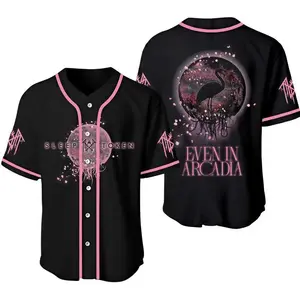 Sleep Token Even In Arcadia Baseball Jersey, Tour 2025 Shirt for Men & Women, Unisex Streetwear Button Down Gift for Sleep Token Fans, Limited Concert Edition Jersey Top