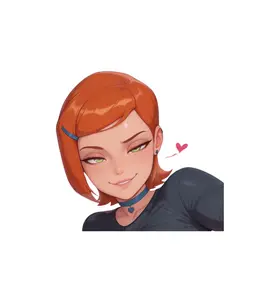 gwen tennyson sticker, cute sticker, laptop-car sticker, full body