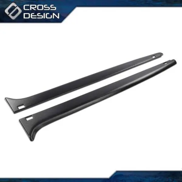 CROSSDESIGN Replacement Bed Rail Caps Set - Truck Accessories, Auto Replacement Body Parts for 1999-2005 Chevrolet Silverado & GMC Sierra 1500 Stepside Trucks