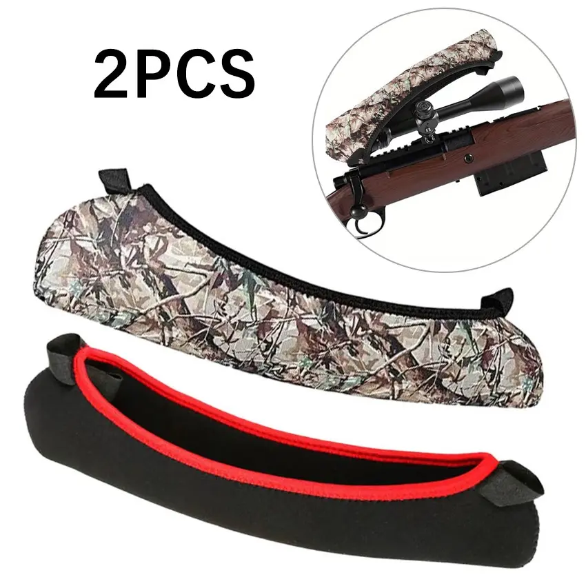 2 Pcs Scope Protection Cases, Chloroprene Rubber Lens Covers, Dustproof Camera Accessories, Durable Protective Gear for Lenses
