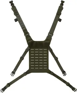 KRYDEX Hybrid Harness Shoulder Strap with Back MOLLE Panel for  Chest Rig   MK3 MK4 MKIV Placard Quick-Release Upgrade