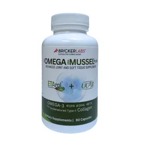 Omega Cyclo - Mussel Plus UC-II, Premium NZ Green Lipped Mussel Plus UC-II Undenatured Type II Collagen, The Ultimate Joint Supplement for Joint Health and Comfort, 90 Capsules