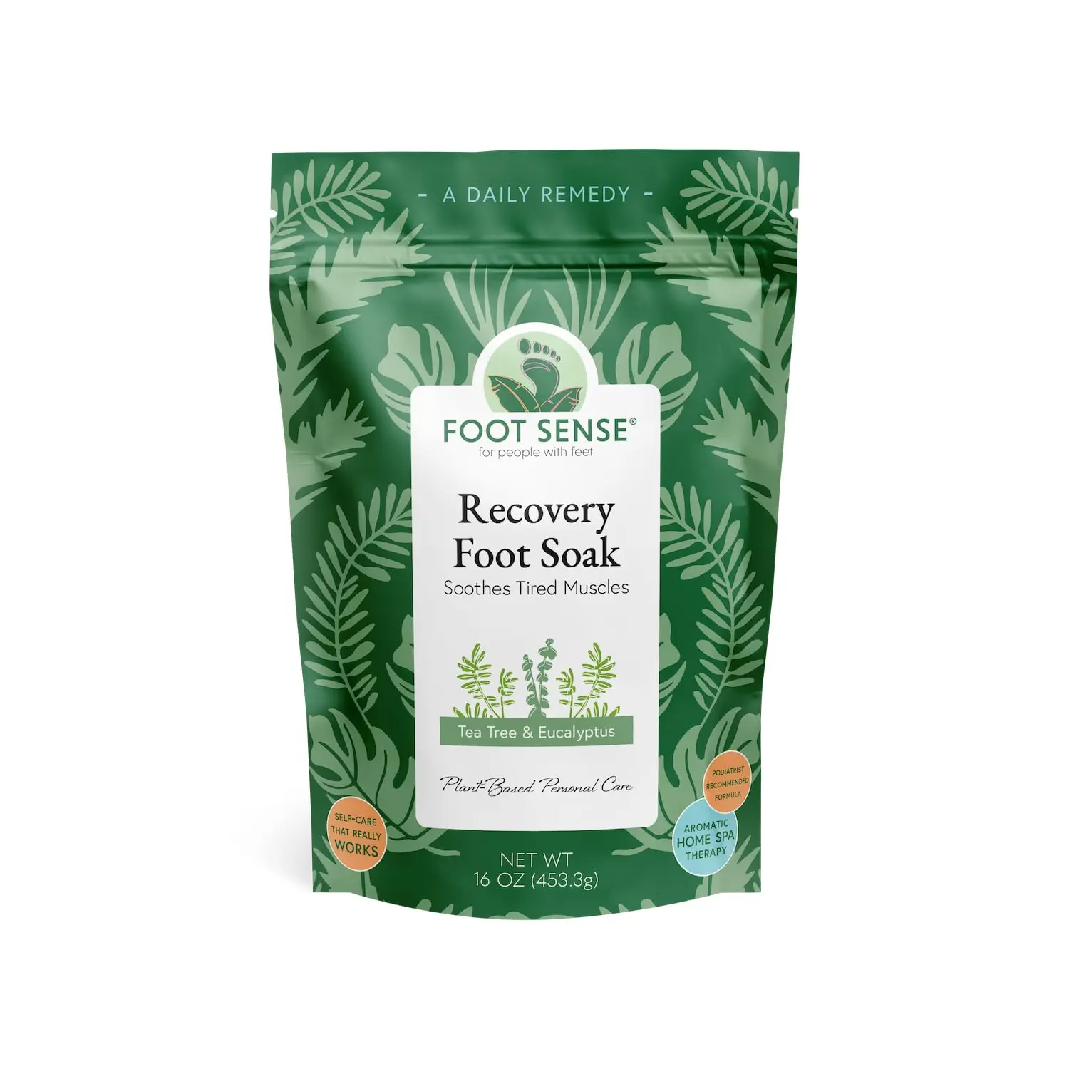 Tea Tree Oil Detox Foot Soak - for Athlete’s Foot, Toenails, Smelly Feet - All Natural Formula - Intensive Foot Repair - 16 oz