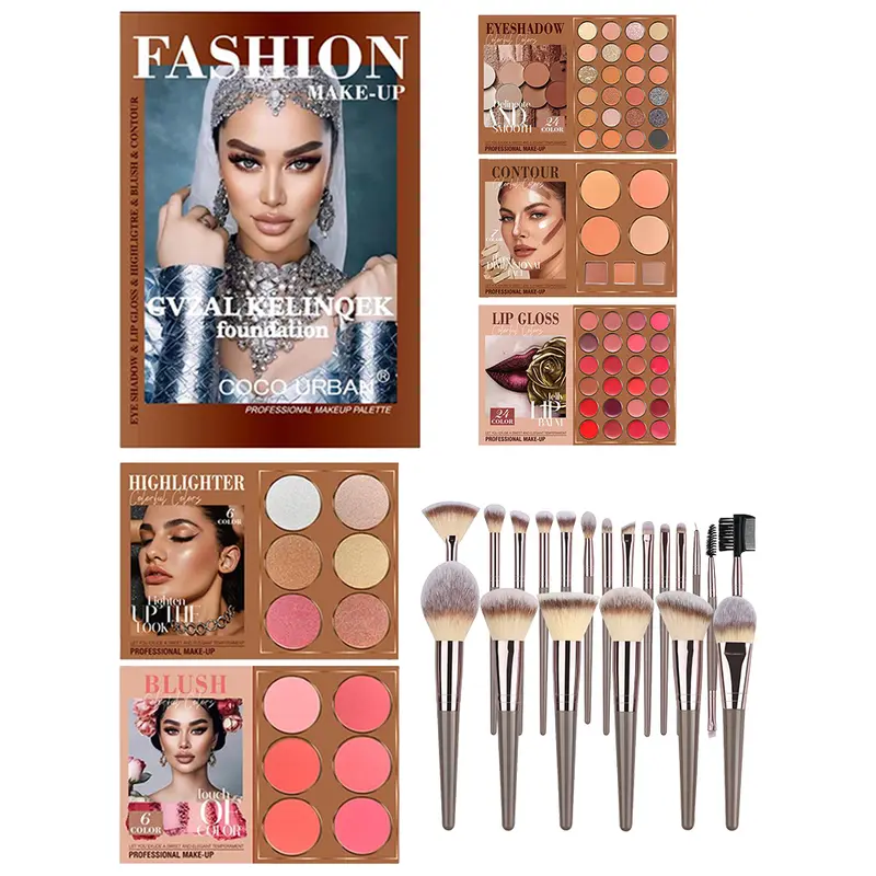 Professional Makeup Palette 67-Color Master Palette Eyeshadows Lip Glosses Highlighters Blush & Contour Vibrant Pigmented Formulas for Versatile Daily Glam & Creative Looks Perfect Multi-Use Beauty Kit for TikTok Creators & Makeup Cosmetic