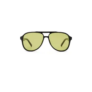 Le Specs Tragic Magic Sunglasses in Black & Olive Tint
