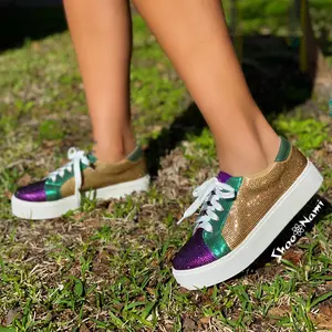 PAULINE-8 Mardi Gras Multi Color Sneaker