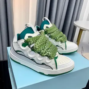 Unisex Retro Chunky Sneakers, Colorful Y2K Strap Platform Skate Shoes for Men & Women