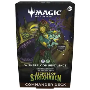 Magic: The Gathering - Secrets of Strixhaven Witherbloom Pestilence Commander Deck
