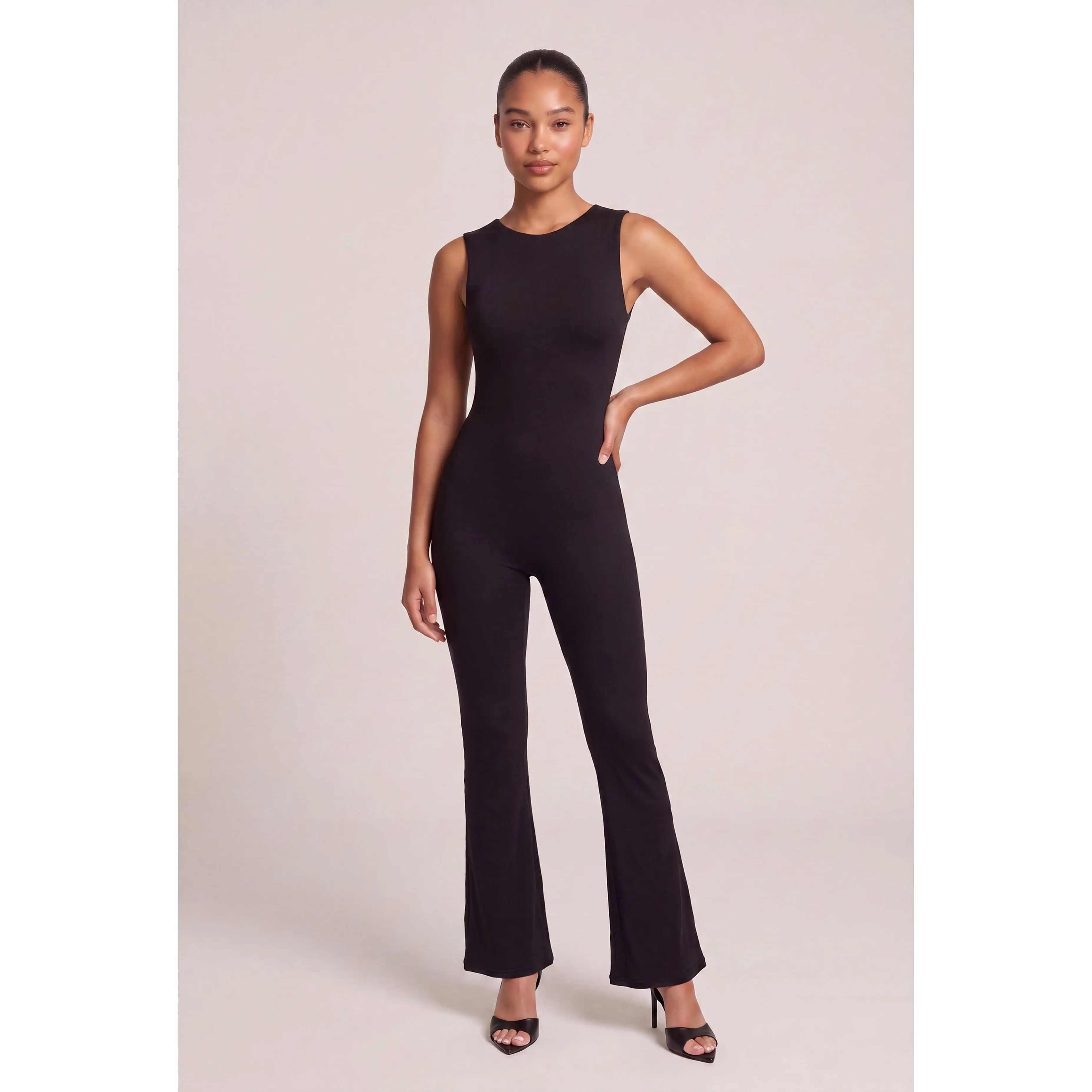 Flare Leg Jumpsuit