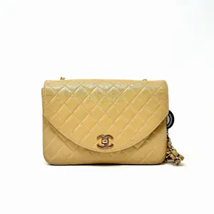 Pre-owned CHANEL Nylon Mini Bags Matelasse Chain Shoulder Bag B1 28 Chanel