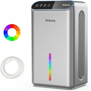 Dehumidifier for Basement (85 OZ, 800 sq ft) Quiet Dehumidifiers for Home, Auto Shut-Off, Sleep Mode, 3 Gear Timer(8H,16H,24H), Small Dehumidifier for Bedroom, Bathroom with Drain Hose