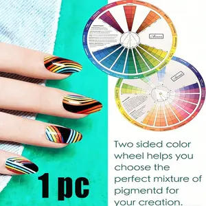 International Standard Gradient Color Card, Tattoo Color Chart, Creative Color Palette, Art Teaching Tool, Durable Plastic, Color Theory Guide