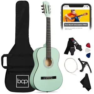 Best Choice Products 38in Beginner Acoustic Guitar Starter Kit w/ Gig Bag, Strap, Strings