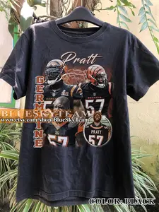 Vintage 90s Graphic Style Germaine Pratt T-Shirt, Germaine Pratt shirt, Vintage Oversized Sport Tee, Retro American Football Bootleg Gift